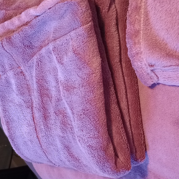 PURPLE  SOFT & COZY KING SHEET SET 5PC. - Picture 3 of 4